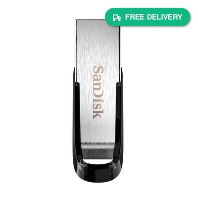 SanDisk 128GB Ultra Flair USB 3.0 Flash Drive SDCZ73 - Black, High Speed
