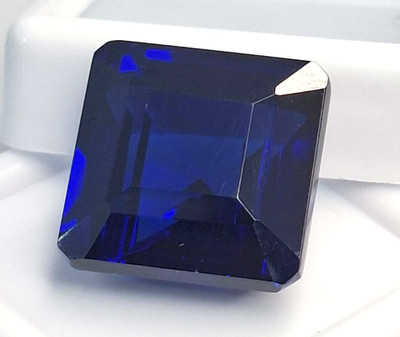 Blue Tanzanite Square Cut 27-29 Ct Certified Loose Natural Gemstone SP109