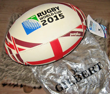 Ballon de Rugby Coupe Du Monde 2015 Neuf World Cup ENGLAND étiquette GILBERT s 5