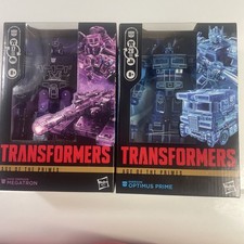TRANSFORMERS AGE OF THE PRIMES ENERGON OPTIMUS PRIME & DARK ENERGON MEGATRON NEW