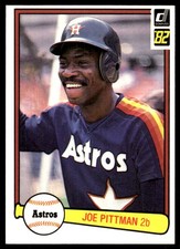 Joe Pittman 1982 Donruss #218 Houston Astros MLB READ FREE SHIPPING AutographDen