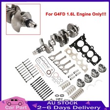 G4FD Engine Rebuild Overhaul Kit w/ Crankshaft&Connecting for Hyundai 1.6L E1