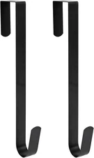 Sattiyrch 15" Wreath Hanger for Front Door,Sturdy Steel Door Black 