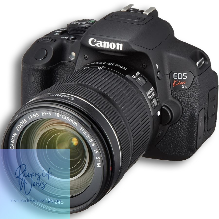 フィルムカメラ Canon EOS KISS X7i EF-S18-135mm kit Canon EOS Kiss X7i DSLR Camera Kit EF-S18-135 IS STM Used SD Card