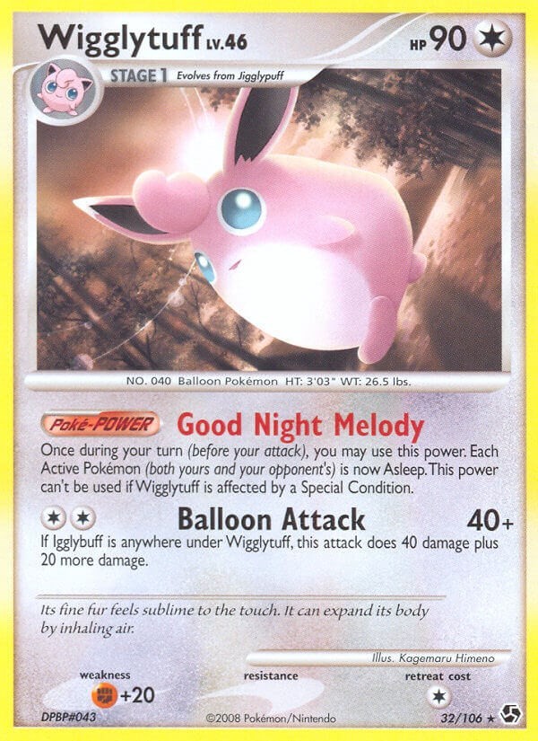 Wigglytuff Great Encounters 32/106 Pokemon