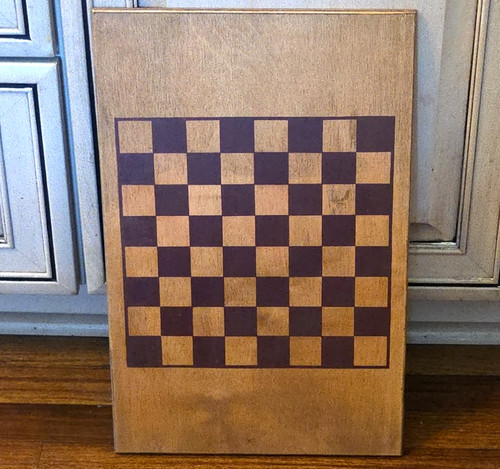 Unfinished Wooden Checkerboard Ready to Paint or Use for Checkers Wood Craft