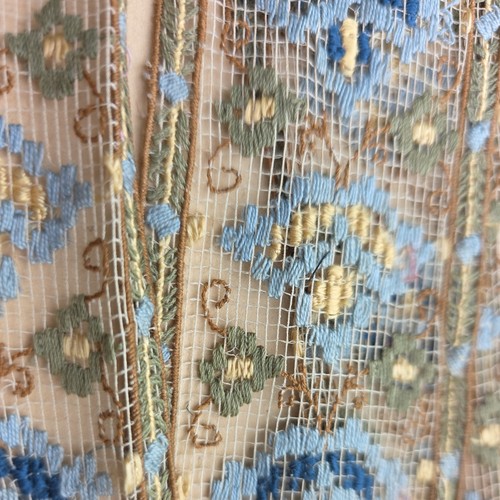 Approx 2+ yards beautiful Vintage fine machine-knitted Lace poss French/Swiss - Picture 4 of 5