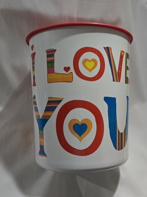 Vintage Tupperware 5.5 Liter Storage Canister 5624 ''I Love You''- Rare! - New