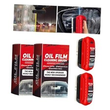 2pack Automotive Oil Film Cleaning Brush New Glass Coating for Windshield