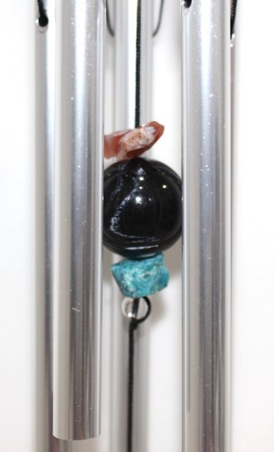 Tree Of Life Wind Chime With Natural Gemstones - Picture 3 of 5