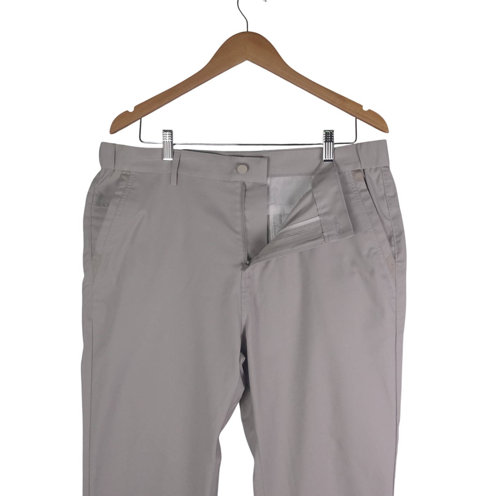 Jack Archer Gray Jetsetter Performance Stretch Pants Mens 34x32 Gray Travel Golf