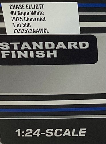 2025 1/24 #9 Chase Elliott “NAPA White” Chevrolet - 1 of 588 SD Day Shipping - Picture 6 of 6