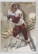 1998 Skybox Premium Autographics Black Stephen Davis Auto 0aa