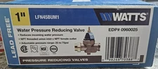 WATTS  1" Water Pressure Reducing Valve LFN45BUM1 (0960025)