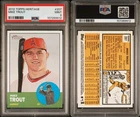 PSA 9 2012 Topps Heritage #207 Mike Trout Los Angeles Angels