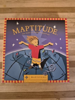 Vintage Maptitude 1997 Resource Games Sealed Cards Geography Educational  Game