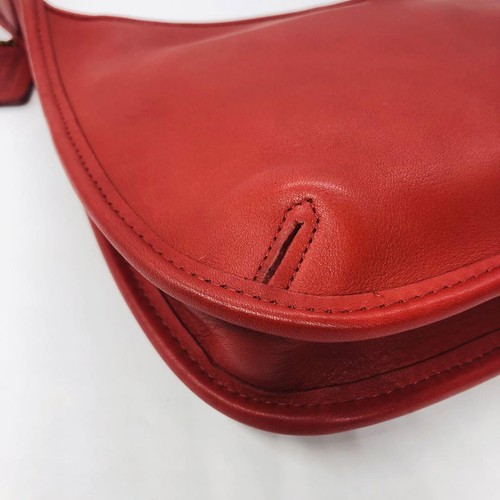 Old Coach Shoulder Bag 9020 Usa Ergo Red - Picture 10 of 18