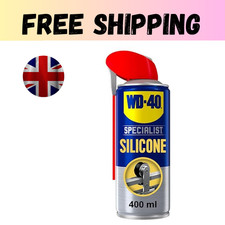 WD-40 Specialist Silicone Spray Lubricant 400ml Can Versatile All-Weather. 24.05 per litre