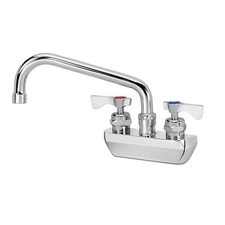 Krowne 14408L 4 in Heavy Duty Wall Mount Faucet w/ 8 in Spout