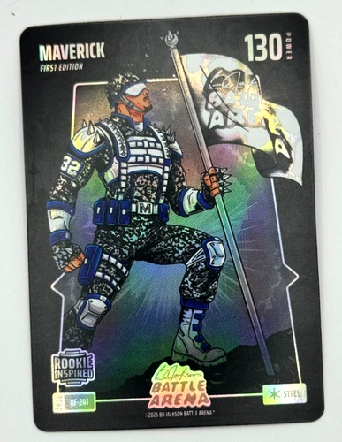 2026 Bo Jackson Battle Arena MAVERICK COOPER FLAGG RC Steel Battlefoil 1st Ed