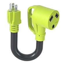 30 Amp to 15 Amp 110 Volt RV Adapter Cord, NEMA 5-15P Male to NEMA TT-30R