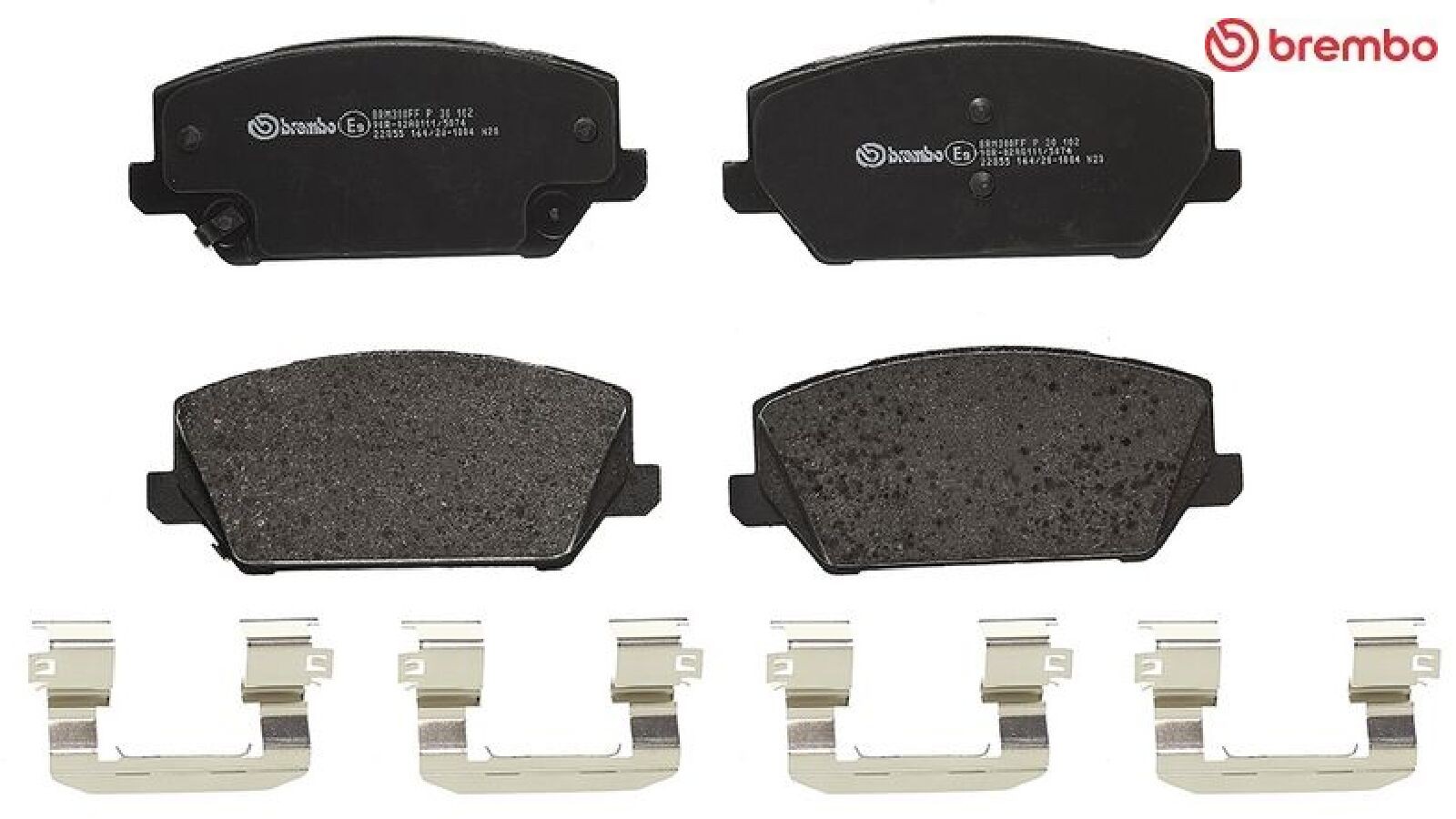 Brembo Bremsbelagsatz, Scheibenbremse [Hersteller-Nr. P30102] für Hyundai, Kia - Bild 3