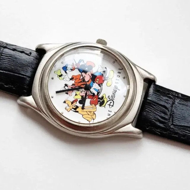 Vintage Disney Women's Watch Rare Design Metal Band