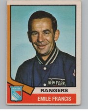1974-75 O-Pee-Chee #9 Emile Francis CO  New York Rangers V103455 ID: 193205