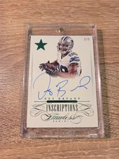 2015 Panini Flawless Dez Bryant Auto Inscriptions Emerald /5 Cowboys NFL