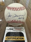 Joe Torre Signed Official MLB Baseball Yankees HOF inscription JSA Authenticated