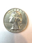 1964 D Washington Quarter 90% Silver  Fine