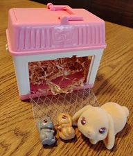 Little Live Pets Mama & 2 Bunnies Surprise + House Minis Lil Bunny Playset Toy