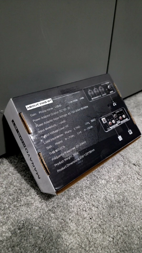 Digikuber Manayo PM5 Phono PreAmp, RCA Input/Output for turntable Vinyl NEW - Image 2 of 3