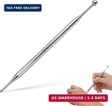 Dual Head Facial Reflexology Tools, Stainless Steel Face Acupressure Pen