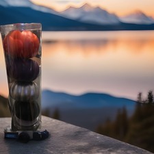 Set Of 4 Halloween Glitter Accented Mini Foam Decor Pumpkins- 3  x 2.5  