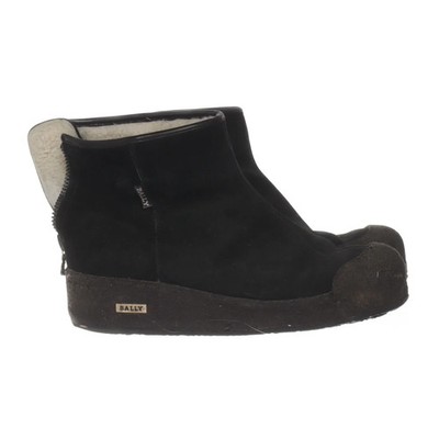 Bally, Boots, Größe: 40, Schwarz, Wildleder, Damen #rwS
