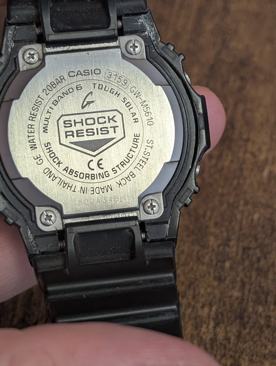 VINTAGE CASIO G-SHOCK 3159 GW-M5610 TOUCH SOLAR WATCH | eBay