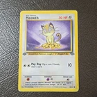 Pokémon TCG Meowth 56/64 Jungle Common 1st Edition Regular Basic 1999 English