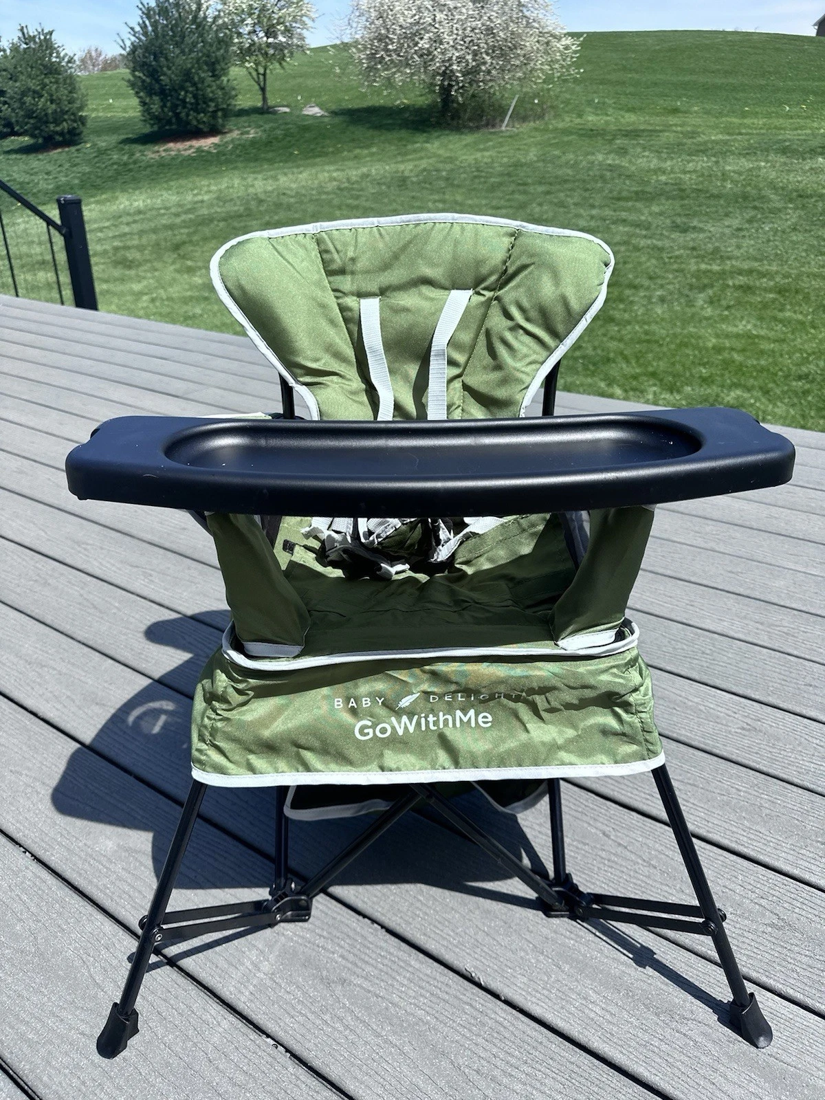 Baby Delight Go With Me Venture Portable High Chair - Moss Bud Tray Baby Toddler
Opens in a new wind