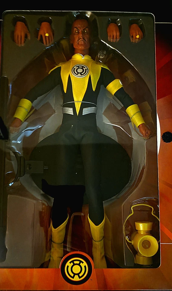 Figura de acción de lujo DC Direct Sinestro escala 1:6 de colección nueva en caja Foto 3 de 4