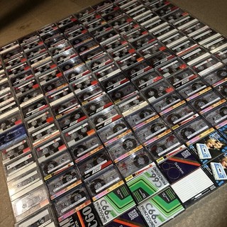 Job Lot Approx 200 Cassette Tapes Mainly Tdk D 60 Bbc Radio Jaz Documentary