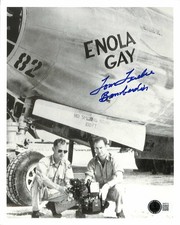 Thomas Ferebee Signed Enola Gay WWII Photo 8x10 Beckett Authenticated