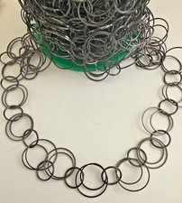 32ft Spool of Circle Links Gunmetal Chains OB4