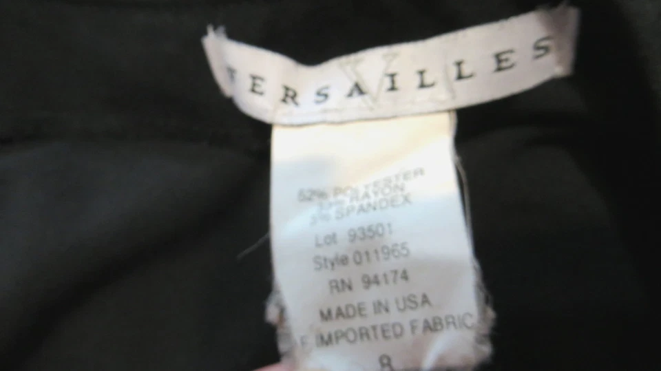 Falda Versalles Mujer 8 Negra Larga Modestia Arte Clásica Moderna Falda Foto 2 de 4