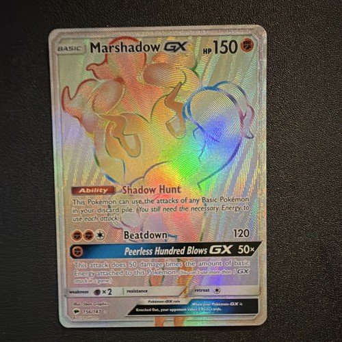 Pokémon TCG Marshadow GX 156/147 Burning Shadows Holo EN 150HP