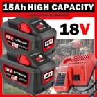 12AH Battery For Milwaukee 18V Lithium-ion Extended Capacity 48-11-1860 /Charger
