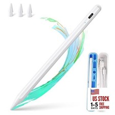 Stylus Pen for iPad Apple: Fast Charge for iPad Pencil Apple Pen with White