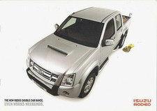 Isuzu Rodeo Double Cab Pick-up 2008-2009 Uk Market Sales Brochure Denver Max Le