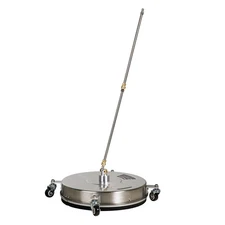 19" Pressure Washer Surface Cleaner with 4 Wheels Stainless Steel Housing