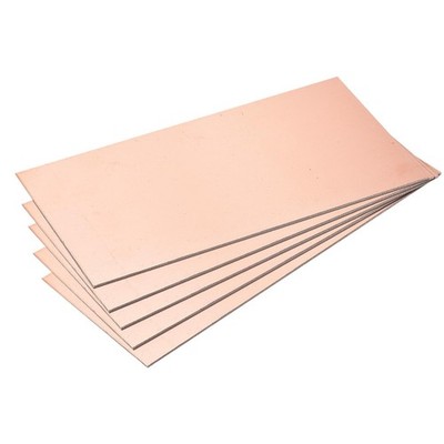 5Pcs FR4 Single-Sided PCB Copper Clad Board 200mm x 100mm x 1.5mm